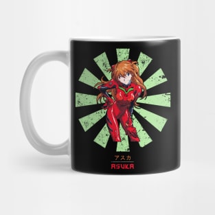 Asuka Evangelion Retro Japanese Mug